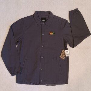 Vans Men's Small Tyson Peterson Torrey Skate Jacket Asphalt Gray VN0A5FPQZ89